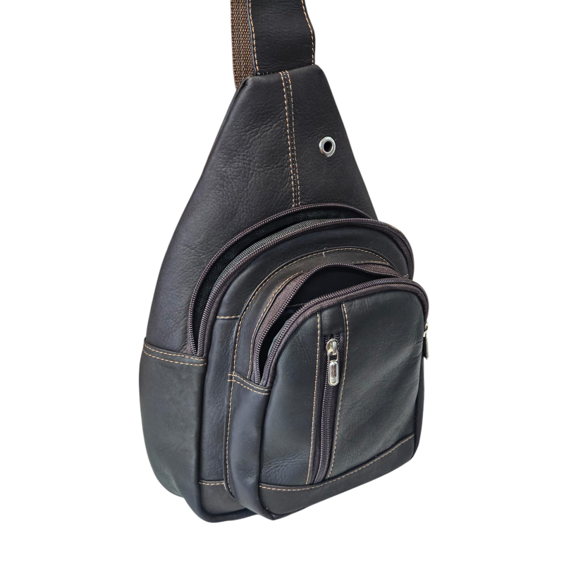 Canguro de Cuero Elegante | Estilo y Comodidad Canguro de Cuero Elegante | Estilo y Comodidad