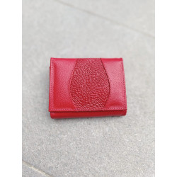 Billetera de Cuero rojo - Elegante y Funcional | Solo Cuero