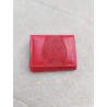 Billetera de Cuero rojo - Elegante y Funcional | Solo Cuero