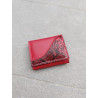 Billetera de Cuero rojo - Elegante y Funcional | Solo Cuero