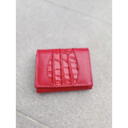 Billetera de Cuero rojo - Elegante y Funcional | Solo Cuero