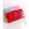 Billetera de Cuero Rojo - Elegante y Funcional | Solo Cuero
